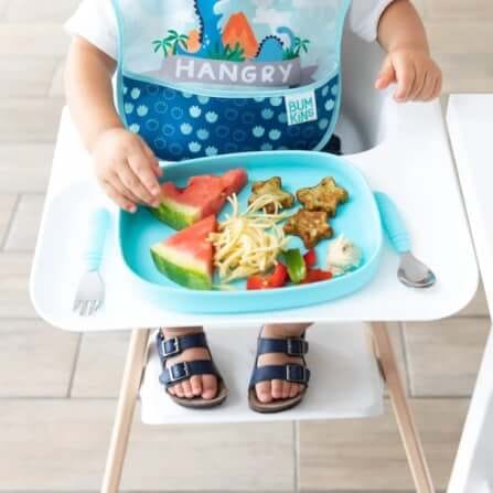 ถาดซิลิโคนกันลื่น Bumkins Silicone Grip Tray Blue		 		 		_7